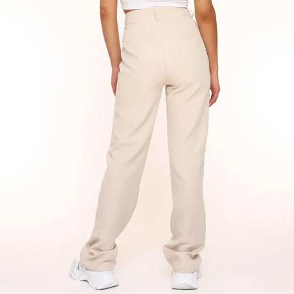 Missen Olivia & Kate Beige Tracie Rechte-Pantalon