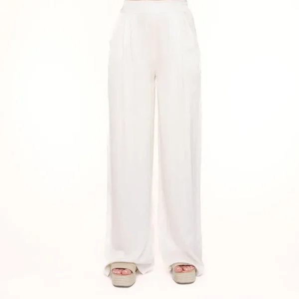 Missen Olivia & Kate Creme Tall Satijnen-Broek